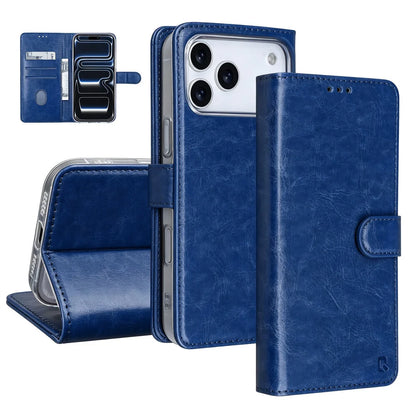 TUNIQ iPhone 18 Pro Max Plånboksfodral - Blå