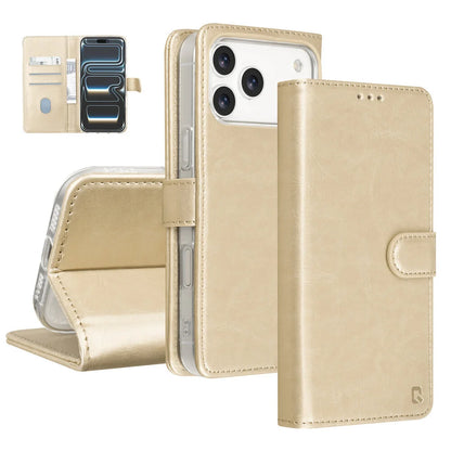 TUNIQ iPhone 18 Pro Max Plånboksfodral - Guld
