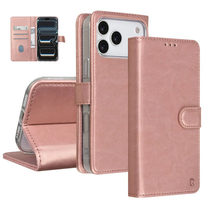 TUNIQ iPhone 18 Pro Max Plånboksfodral - Rosé