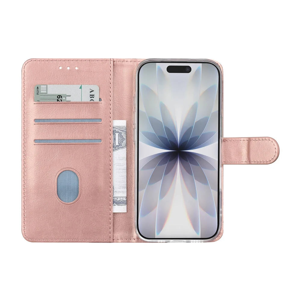 TUNIQ iPhone 18 Pro Plånboksfodral - Rosé