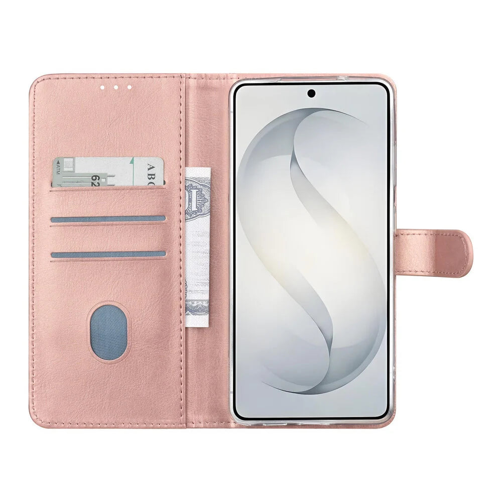 TUNIQ Samsung Galaxy S26 Ultra Plånboksfodral - Rosé (3 kortfack)