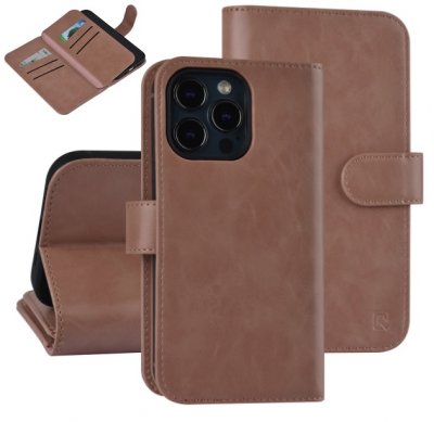 UNIQ Fodral iPhone 13 Pro Multi Wallet 9 Kortfack Rosa Beige