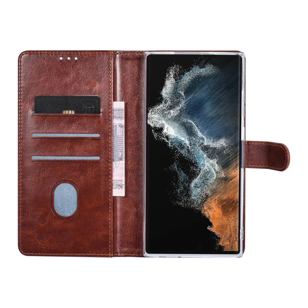 UNIQ Samsung Galaxy S23 Ultra Plånboksfodral - Mocha Mousse Brun