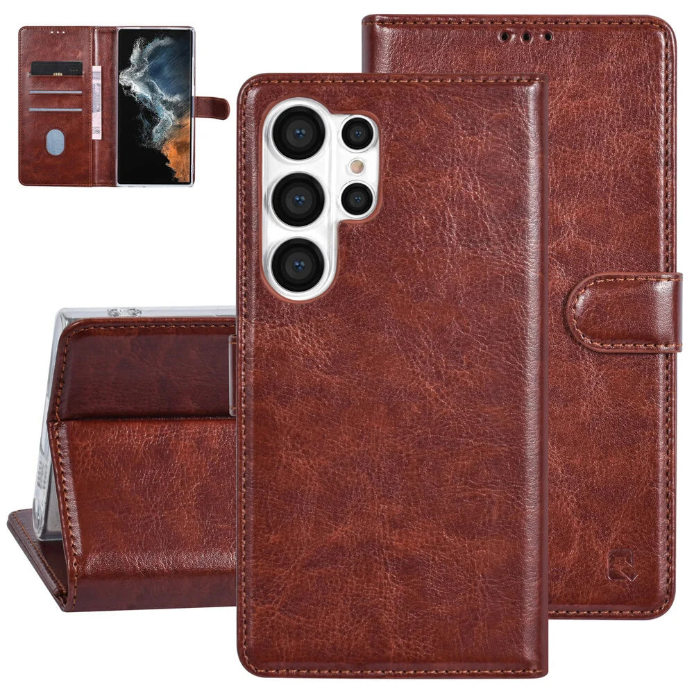 UNIQ Samsung Galaxy S23 Ultra Plånboksfodral - Mocha Mousse Brun