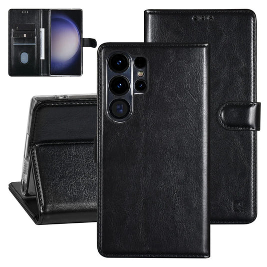 UNIQ Samsung Galaxy S23 Ultra Plånboksfodral - Svart