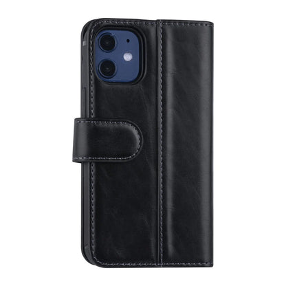 UNIQ iPhone 12 Mini Plånboksfodral - Svart med Magnetlås på Baksidan