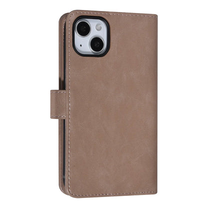 UNIQ iPhone 13 Plånboksfodral - Beige/Rosa (9 kortfack)