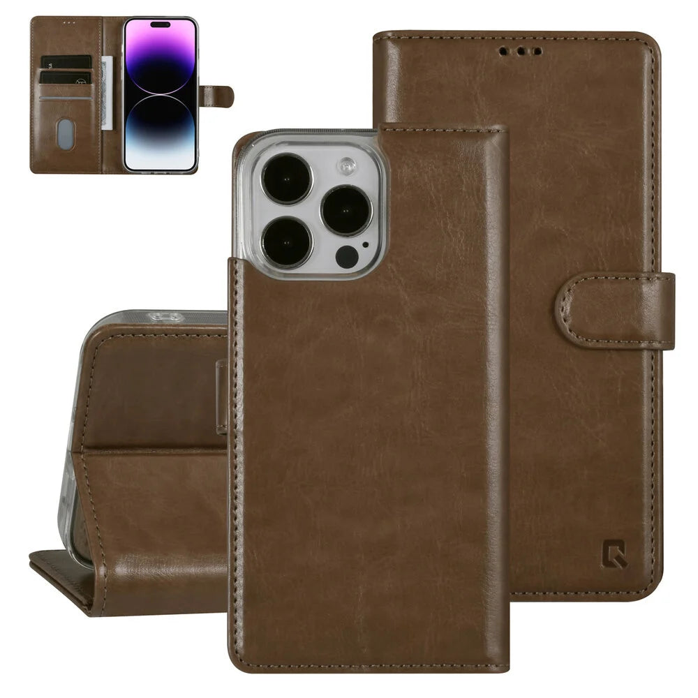UNIQ iPhone 14 Pro Max Plånboksfodral - Mocca Brun (3 kortfack)