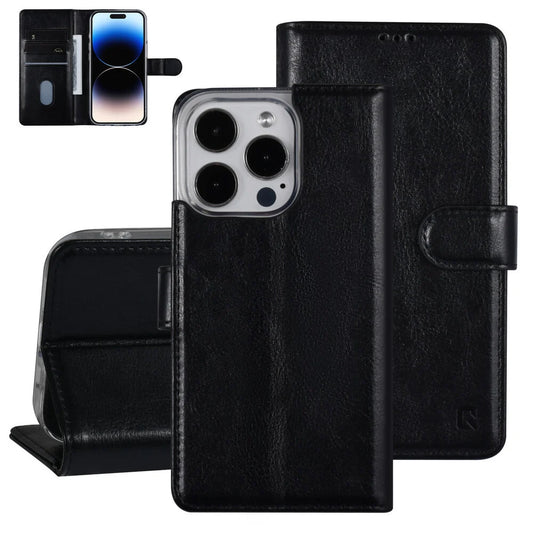 UNIQ iPhone 14 Pro Plånboksfodral - Svart (3 kortfack)