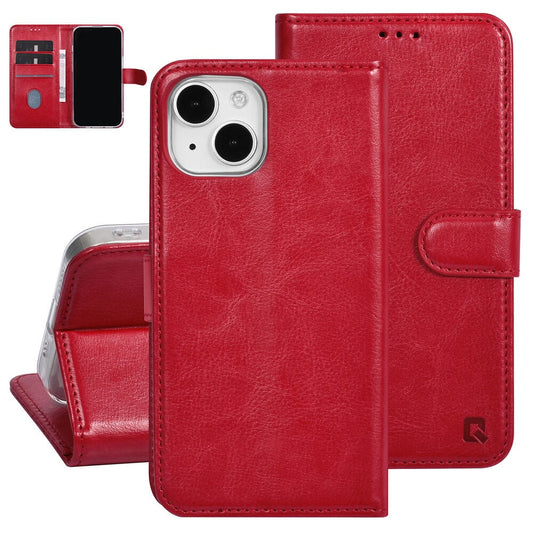 UNIQ iPhone 15 Plånboksfodral - Röd