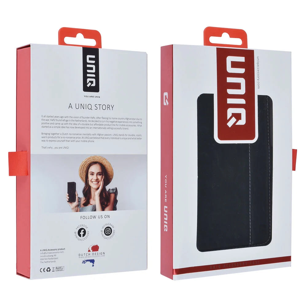 UNIQ Samsung Galaxy S22 Plånboksfodral - Svart