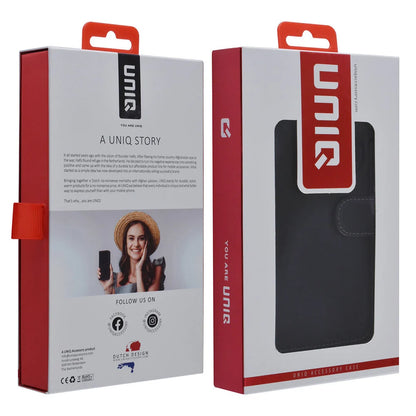 UNIQ Samsung Galaxy S22 Plånboksfodral - Svart (9 kortfack)