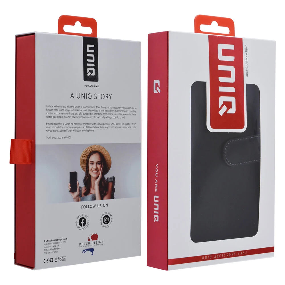 UNIQ Samsung Galaxy S22 Ultra Plånboksfodral - Svart (9 kortfack)