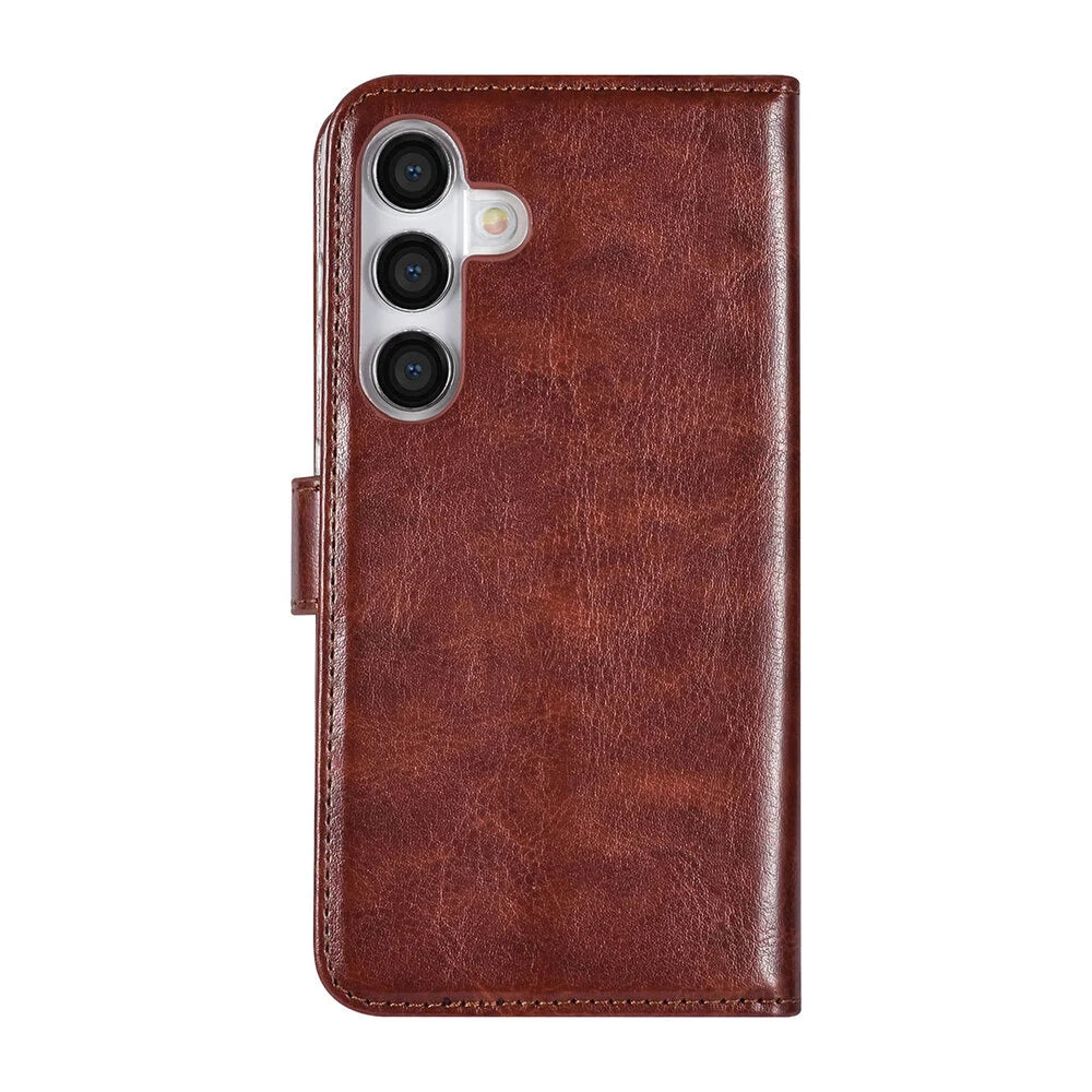 UNIQ Samsung Galaxy S24 Plånboksfodral - Mocca Brun (3 kortfack)