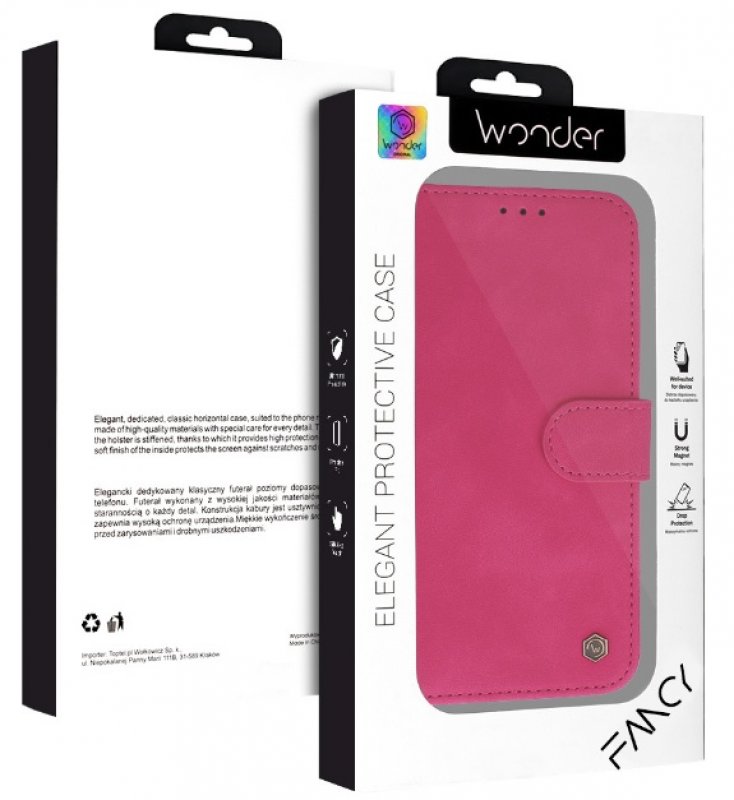 Fodral Samsung Galaxy S24 ULTRA Mocca Eko Läder Fancy Rosa