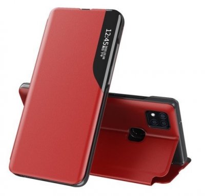 Xiaomi Redmi 9C Flip Fodral - Röd (time-view)
