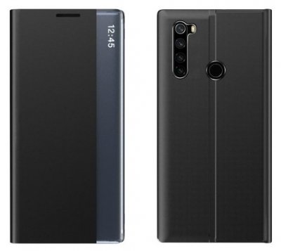 Xiaomi Redmi Note 8T Flip Fodral - Time View Svart