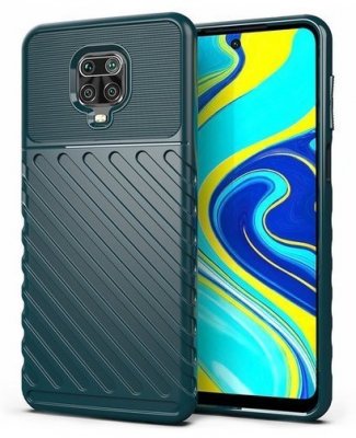 Xiaomi Redmi Note 9 Pro Skal - Rugged Armour Grön