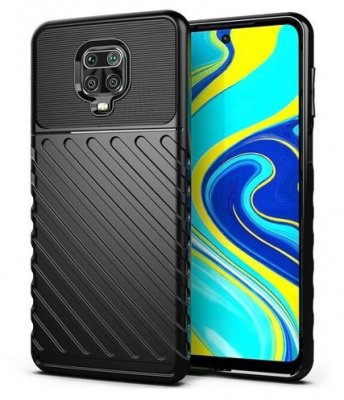 Xiaomi Redmi Note 9 Pro Skal - Rugged Armour Svart