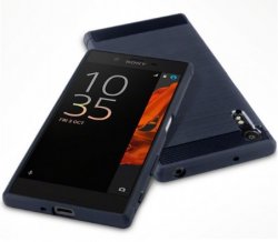 Mobilskal Sony Xperia XZ Carbon Dark Blue