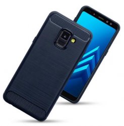 Mobilskal Samsung Galaxy A8 2018 Carbon Blue