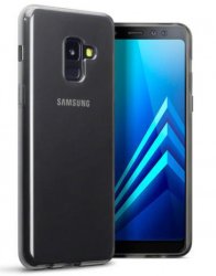 Mobilskal Samsung Galaxy A8 2018 Smoke Black
