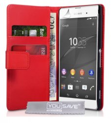 Mobilväska Sony Xperia Z3+ Röd