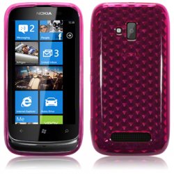 Back Cover Lumia 610 Hot Pink