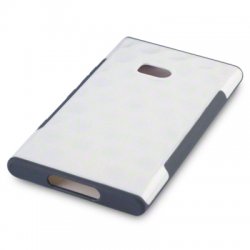 Back Cover Lumia 900 Side Grip White