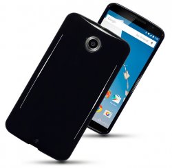 Back Cover Google Nexus 6 Solid Black
