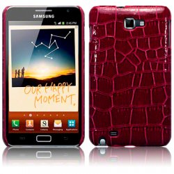 Back Cover Galaxy Note Croc Skin Red