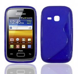 Back Cover S6310 Galaxy Young Style Blue