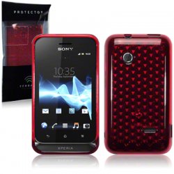 Back Cover Xperia Tipo Red