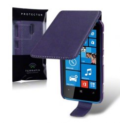 Flipväska Lumia 620 Purple Slim