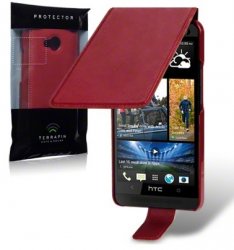 Flipväska HTC One Red Slim