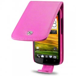 Flipväska HTC One S Hot Pink