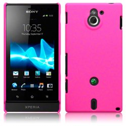 Hard Case Xperia Sola Solid Pink
