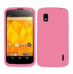 Silikonskydd Google Nexus 4 Pink