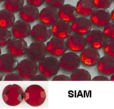 Kristaller SIAM Flatback pearl (Utförsäljning)