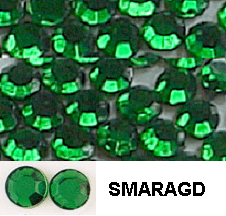 Kristaller SMARAGD Flatback pearl (Utförsäljning)