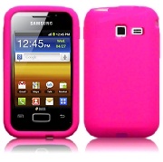 Silikonskydd S6102 Galaxy Y Duos Hot Pink