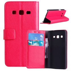 Mobilväska Galaxy Core LTE Pink w/Stand