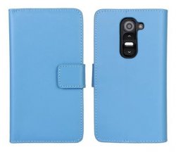 Mobilväska LG G2 Mini Blue w/Stand