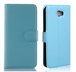 Mobilväska Huawei Y6 II Compact Light Blue w/Stand