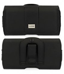 Bältesväska i svart med hälla bak från tillverkaren Telone.