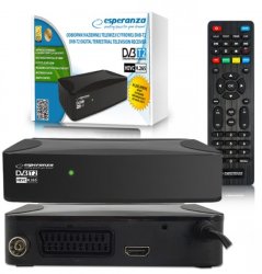 Digital Box för Markbunden TV för fria Kanaler