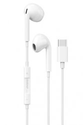 Dudao In-Ear Hörlurar med USB C Kontakt Vita