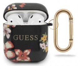 GUESS Airpods / Airpods 2 Skal - Flowers Black
