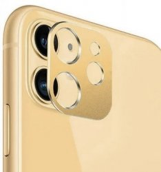 Linsskydd iPhone 11 Guldfärgad