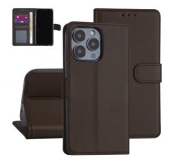 Mörkbrunt plånboksfodral till iPhone 12 & iPhone 12 pro från skal-man.se online.